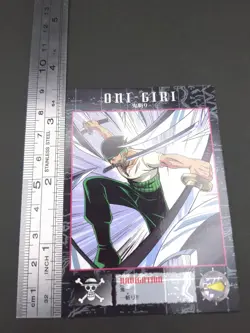 Roronoa Zoro #36 One Piece Carddass Masters Card 2000 Bandai Japanese TCG CCG B1 - Image 4