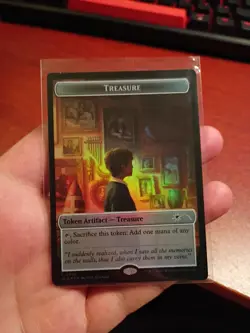 2025 MTG Magic the Gathering SLD Secret Lair Drop Foil Token #2065 Treasure - Image 1