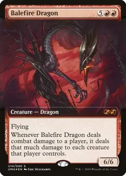 Balefire Dragon - Foil Extended Art Promo Ultimate Box Toppers NM MTG - Image 1
