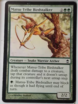 Matsu-Tribe Birdstalker - Saviors of Kamigawa - Magic the Gathering MTG Nice! - Image 1