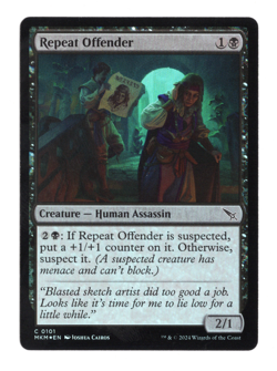 MTG-Repeat Offender-Murders at Karlov Manor-101-Near Mint-Foil - Image 1