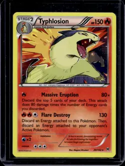 2015 Pokemon XY BREAKthrough Typhlosion Holo #20/162 - Image 1