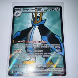 Pokemon TCG Empoleon EX 320 HP Ultra Rare Holo Me02 Phantasmal Flames 114/094 - Image 1