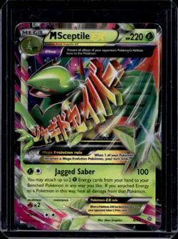 2015 Pokemon XY Ancient Origins Mega Sceptile Holo #8/98 - Image 1