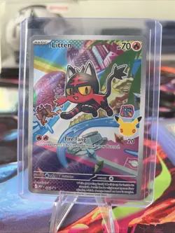 Litten MEP044 First Partner's Promo Near Mint Pokemon TCG - Image 1