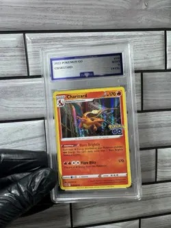 Pokemon TCG Charizard 010/078 Pokemon GO Holo Rare Flawless Grading - Image 1
