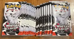 Pokemon TCG White Flare 20 pack Lot sealed - Image 1