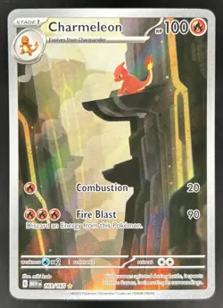 2023 Pokemon Scarlet Violet SV 151 Charmeleon Illustration Rare #169/165 - Image 1