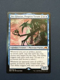 MTG Jin-Gitaxias, Progress Tyrant - Kamigawa: Neon Dynasty (NEO) NM - Image 1