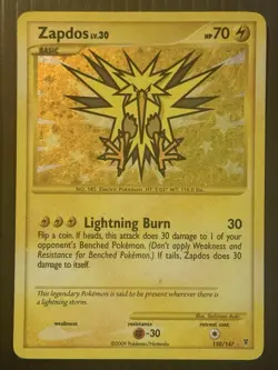 Zapdos 150/147 Supreme Victors Secret Rare Holo English Pokemon TCG - Image 3