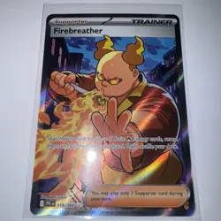 Fire Breather 119/94 Full Art Trainer Holo Me02: Phantasmal Flames Pokemon TCG - Image 1