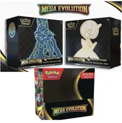 Pre-Sale Pokemon Center Mega Evolution Both ETBs + Booster Box - Image 1