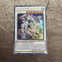 Crystal Wing Synchro Dragon - SHVI-EN049 - Secret Rare - Unlimited Ed Yugioh LP - Image 1