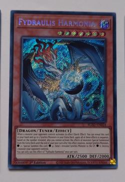 FYDRAULIS HARMONIA BLZD-EN024 SECRET RARE 1st Ed YUGIOH *NEW & MINT* - Image 1