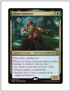 1x Glissa Sunslayer, Magic the Gathering MTG NM - Image 1