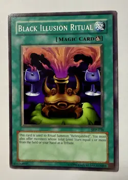 YUGIOH Black Illusion Ritual – SDP-038 – Unlimited COMMON 2003 Lightly Played LP - Image 1