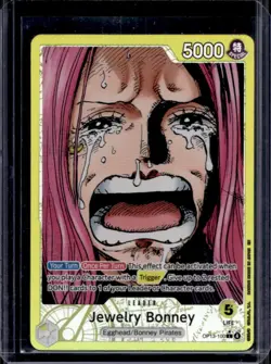 2025 One Piece Carrying On His Will Jewelry Bonney Alt Art #OP13-100 - Image 1