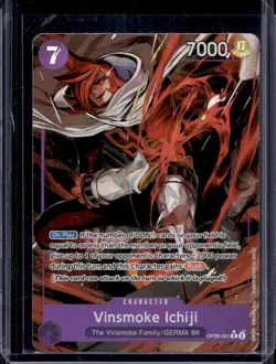 2024 One Piece Wings of The Captain Vinsmoke Ichiji Rare Alt Art #OP06-061 - Image 1