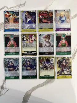 One Piece CCG. Lot of 12 Foil Rare. English. See Pictures For Details. - Image 1