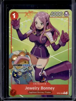 2025 One Piece Starter Deck Gear 5 Jewelry Bonney Alt Art #ST21-004 - Image 1