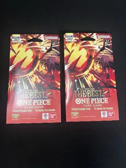 One Piece The Best Vol. 2 Premium Booster PRB-02 Sleeved Booster Pack (LOT OF 2) - Image 1