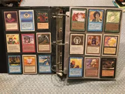 Big Vintage Binder 700 Card Lot Magic The Gathering Revised Legends The Dark MTG - Image 2