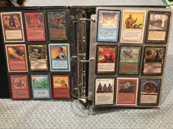 Big Vintage Binder 700 Card Lot Magic The Gathering Revised Legends The Dark MTG - Image 3