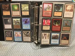 Big Vintage Binder 700 Card Lot Magic The Gathering Revised Legends The Dark MTG - Image 4