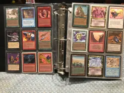Big Vintage Binder 700 Card Lot Magic The Gathering Revised Legends The Dark MTG - Image 5