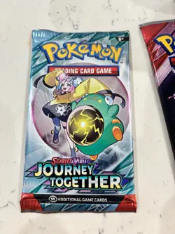 3 Pokemon Card Packs In Pokeball Destined Rivals Surging Sparks Journey Together - Image 2