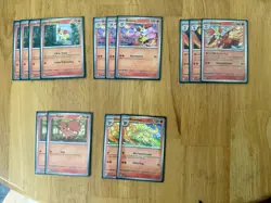 Pokemon Chaos Rising Pre Release Stamp Promo Delphox. 40 Card Deck. - Image 1