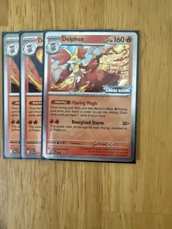 Pokemon Chaos Rising Pre Release Stamp Promo Delphox. 40 Card Deck. - Image 2