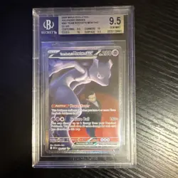 Pokemon Team Rocket's Mewtwo EX SIR Ascended Heroes Beckett 9.5 Graded Card - Image 1