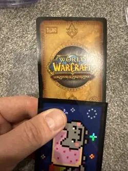 World of Warcraft TCG Owned! Unscratched Card (Flag of Ownership Toy) - Image 2