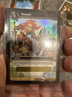 World of Warcraft TCG Owned! Unscratched Card (Flag of Ownership Toy) - Image 3