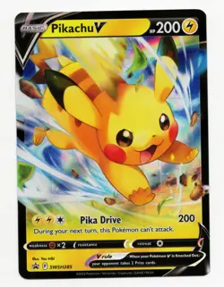 Pikachu V - Sword & Shield Promo Cards SWSH285 - Promo - NM - Pokemon - Image 1