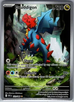 Druddigon 151/086 SV: White Flare - Pokemon Card - NM - Image 1