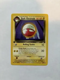 Pokemon Dark Electrode TCG 1st Edition Card 34/82 - Image 1