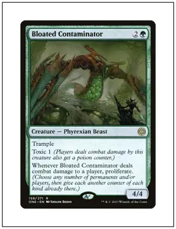 1x Bloated Contaminator, Magic the Gathering MTG NM - Image 1