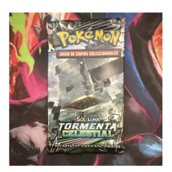 Pokemon Sol y Luna Tormenta Celestial Spanish Booster Pack 10 Cards - Image 1
