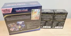 Pokemon Card Chaos Rising ETB X1 and X2 Booster Bundles - Image 3