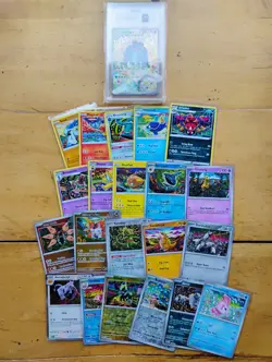 Pokemon Japanese Seismitoad #109/086 Black Bolt TAG 9 + 21 Shinji Kanda Cards - Image 3