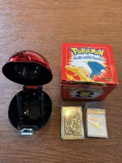 Vintage Pokemon Charizard Limited Edition 23k Gold Plated Trading Card Pokeball - Image 2