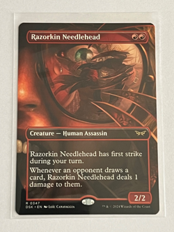 MTG Razorkin Needlehead - Borderless - Duskmourn - #347 - Image 1