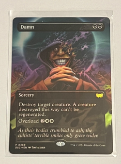 MTG Damn - Borderless Foil - Duskmourn - #369 - Image 1
