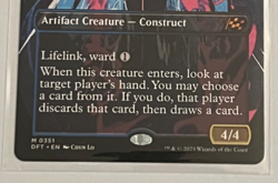 MTG Oildeep Gearhulk - Borderless - Aetherdrift - #351 - Image 3