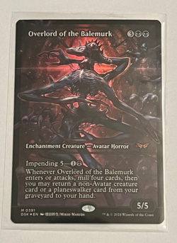 MTG Overlord of the Balemurk - Showcase Foil - Duskmourn - #391 - Image 1