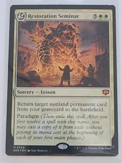 Restoration Seminar MTG Secrets of Strixhaven SOS M0030 - Image 1