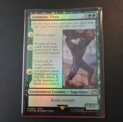 Summon: Titan - FINAL FANTASY (FIN) - MTG - FOIL - Image 1