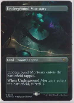 Mtg Underground Mortuary (Borderless) Murders at Karlov Manor Foil - Image 1